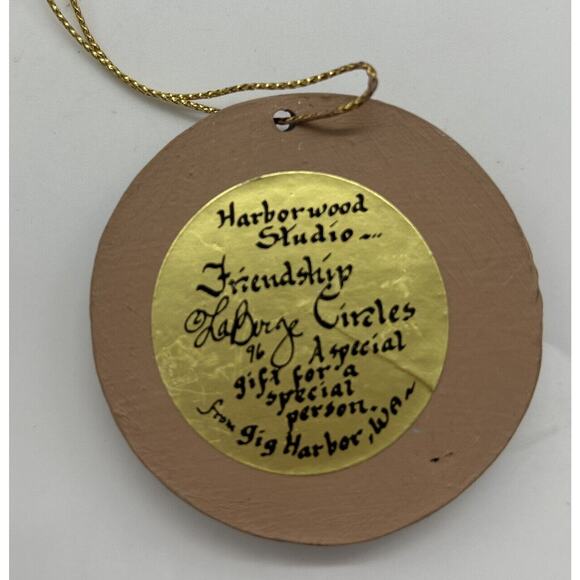 Vintage 1987 LA BERGE Away in a Manger Ornament - Picture 2 of 4